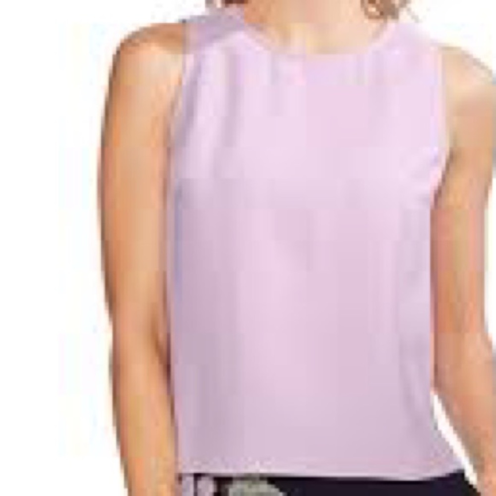 Pink top sleeveless sz s